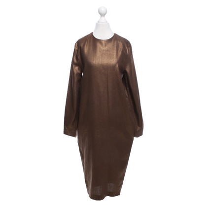 Issever Bahri Kleid aus Leinen in Braun