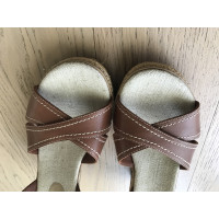 Timberland Sandalen aus Leder in Braun
