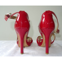 Jimmy Choo For H&M Pumps/Peeptoes Patent leather in Red