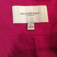 Burberry Dress Cotton in Fuchsia