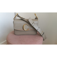 Chloé C Bag Leather in Beige