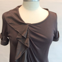 Sport Max Top Silk in Taupe