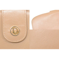 Christian Dior  Dior Long Wallet aus Leder in Gold