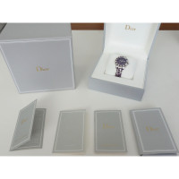 Christian Dior Armbanduhr aus Stahl in Violett