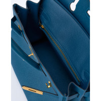Hermès Birkin Bag 30 en Cuir en Pétrole