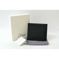 Christian Dior Portefeuille en toile noir