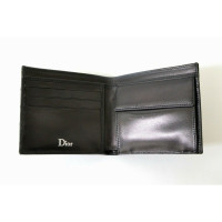 Christian Dior Portemonnaie aus Canvas in Schwarz