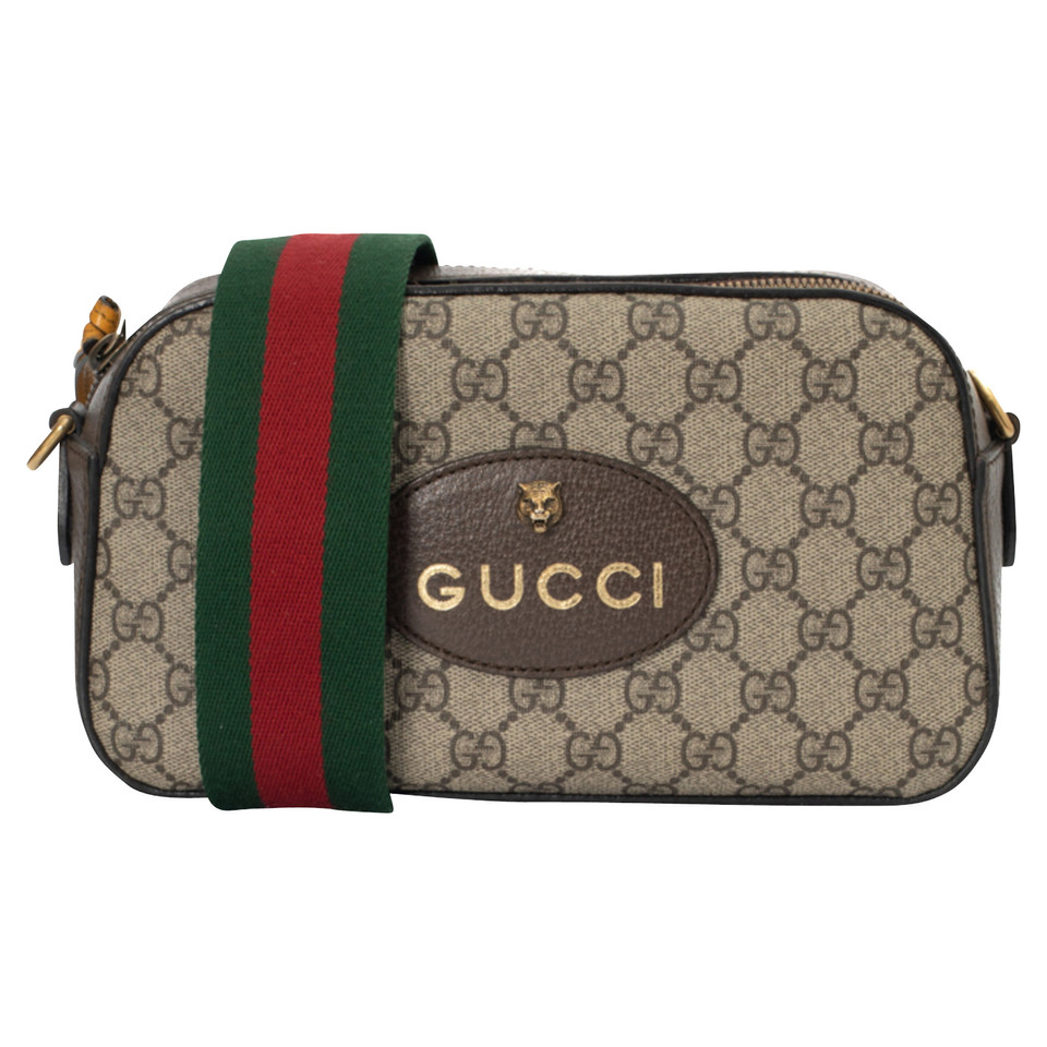 Gucci Shoulder bag Canvas in Beige