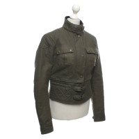 Belstaff Jacke/Mantel aus Baumwolle in Khaki