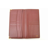 Cartier Bag/Purse Leather in Bordeaux