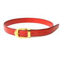 Louis Vuitton Belt Leather in Red