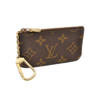 Louis Vuitton Täschchen/Portemonnaie aus Canvas in Braun