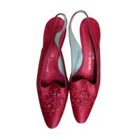 Jourdan Sandalen aus Seide in Rosa / Pink