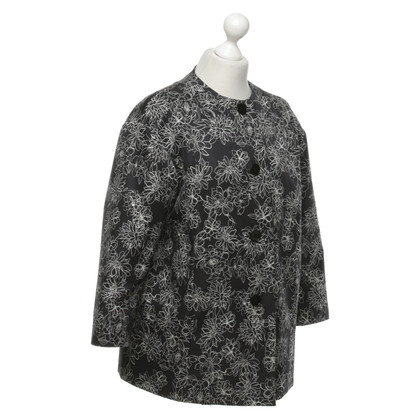 Philosophy Di Alberta Ferretti Short coat with a floral pattern