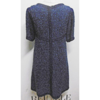 Chanel Robe en Coton en Bleu