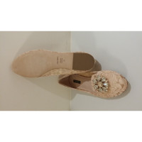 Dolce & Gabbana Slippers/Ballerina's in Crème