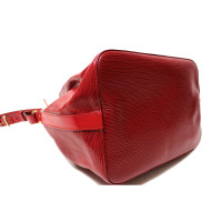 Louis Vuitton Shopper aus Leder in Rot