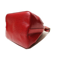 Louis Vuitton Shopper aus Leder in Rot