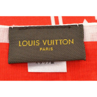 Louis Vuitton Sciarpa in Cotone in Rosso