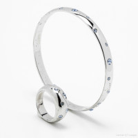 Yves Saint Laurent Schmuck-Set aus Silber in Silbern