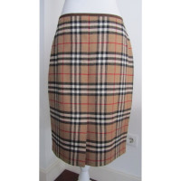 Burberry Skirt Wool in Beige