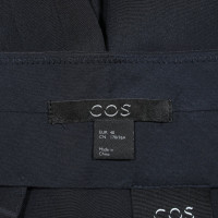 Cos Trousers Silk in Blue