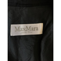 Max Mara Jacke/Mantel aus Leinen in Blau