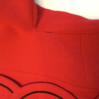 Chanel Blazer Wool in Red