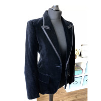 Emilio Pucci Jacket/Coat Cotton in Blue