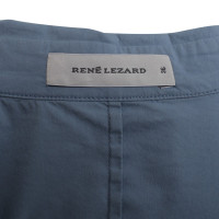 René Lezard Blusenkleid in Blau