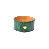 Hermès Bracelet en cuir Médor vert