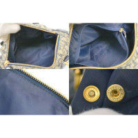 Christian Dior Handtasche aus Canvas in Blau