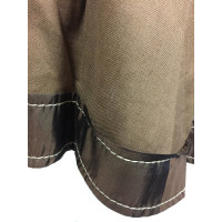 Max Mara Skirt Linen in Brown