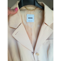 Moschino Jacket/Coat Linen in Yellow