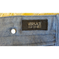 Versace Jacke/Mantel in Türkis
