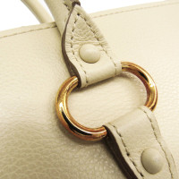 Delvaux Handtas Leer in Beige