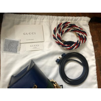 Gucci Sylvie Bag in Pelle in Blu