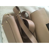 Salvatore Ferragamo Tote bag Leather in Nude