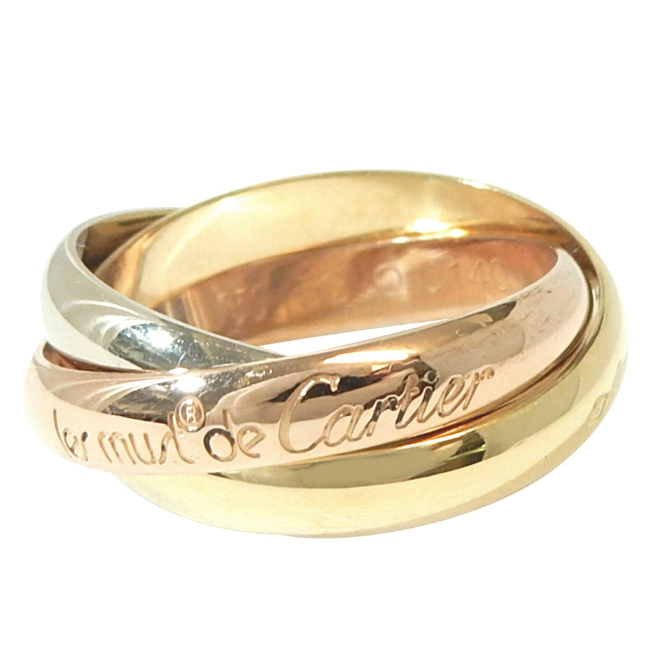 Cartier Trinity ring in geel goud in goud