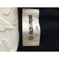 Rich & Royal Robe en Laine en Bleu