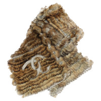 Chanel Schal/Tuch aus Pelz in Braun