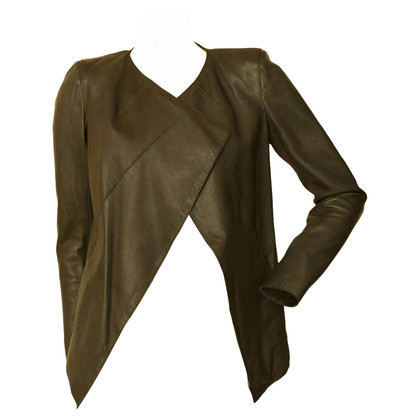 Neil Barrett Jacket/Coat Leather in Green