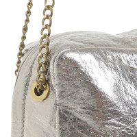 Lanvin Shoulder bag Leather in Silvery