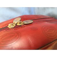 Cartier Rucksack aus Lackleder in Rot