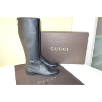 Gucci Boots Leather in Black