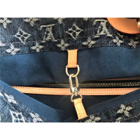 Louis Vuitton Sac à main en Denim en Bleu