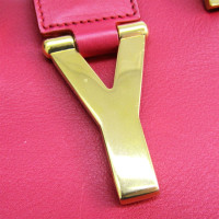 Yves Saint Laurent Cabas City in pink / pink leather