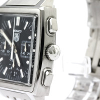 Tag Heuer Armbanduhr aus Stahl in Silber