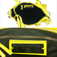 Balenciaga City Bag in Pelle in Giallo