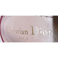 Christian Dior Pumps/Peeptoes en Cuir verni en Rouge